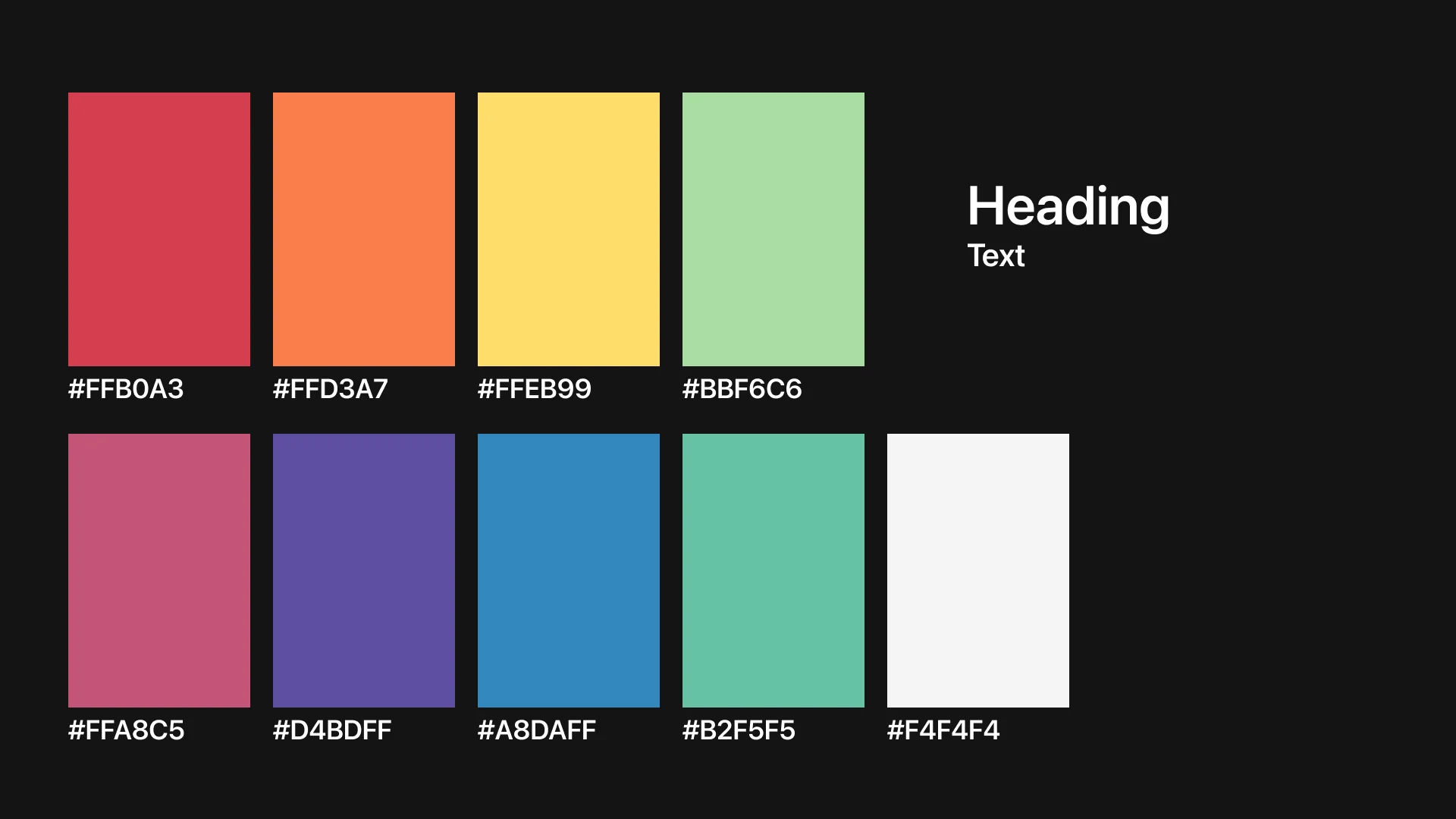 visual design
